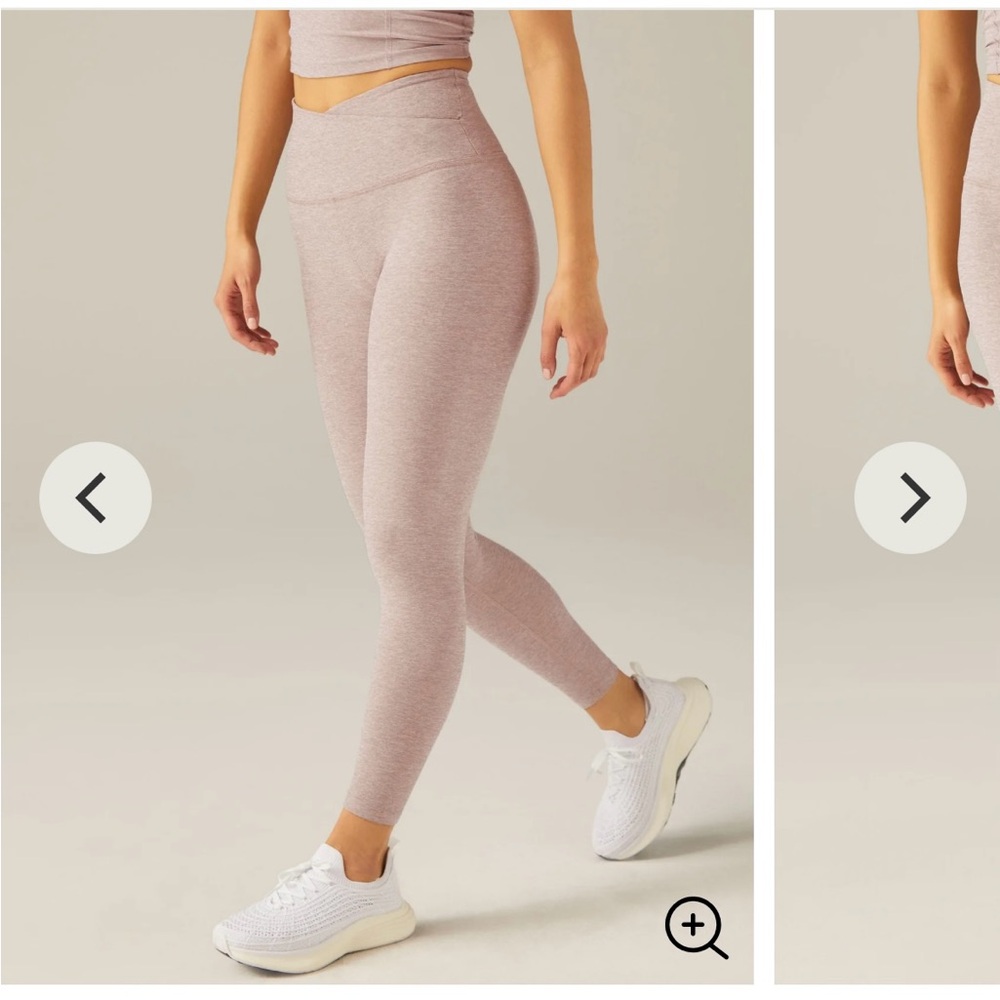Beyond yoga Spacedye At Your Leisure High Waisted Midi Legging - color chai